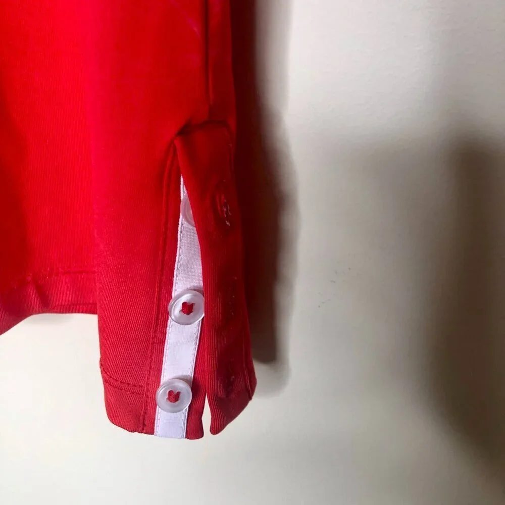 Oakley Polo Shirt, Red, Size L - Picture 4 of 8